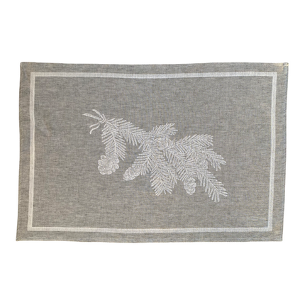 Kitchen Towel Half-Linen Twig