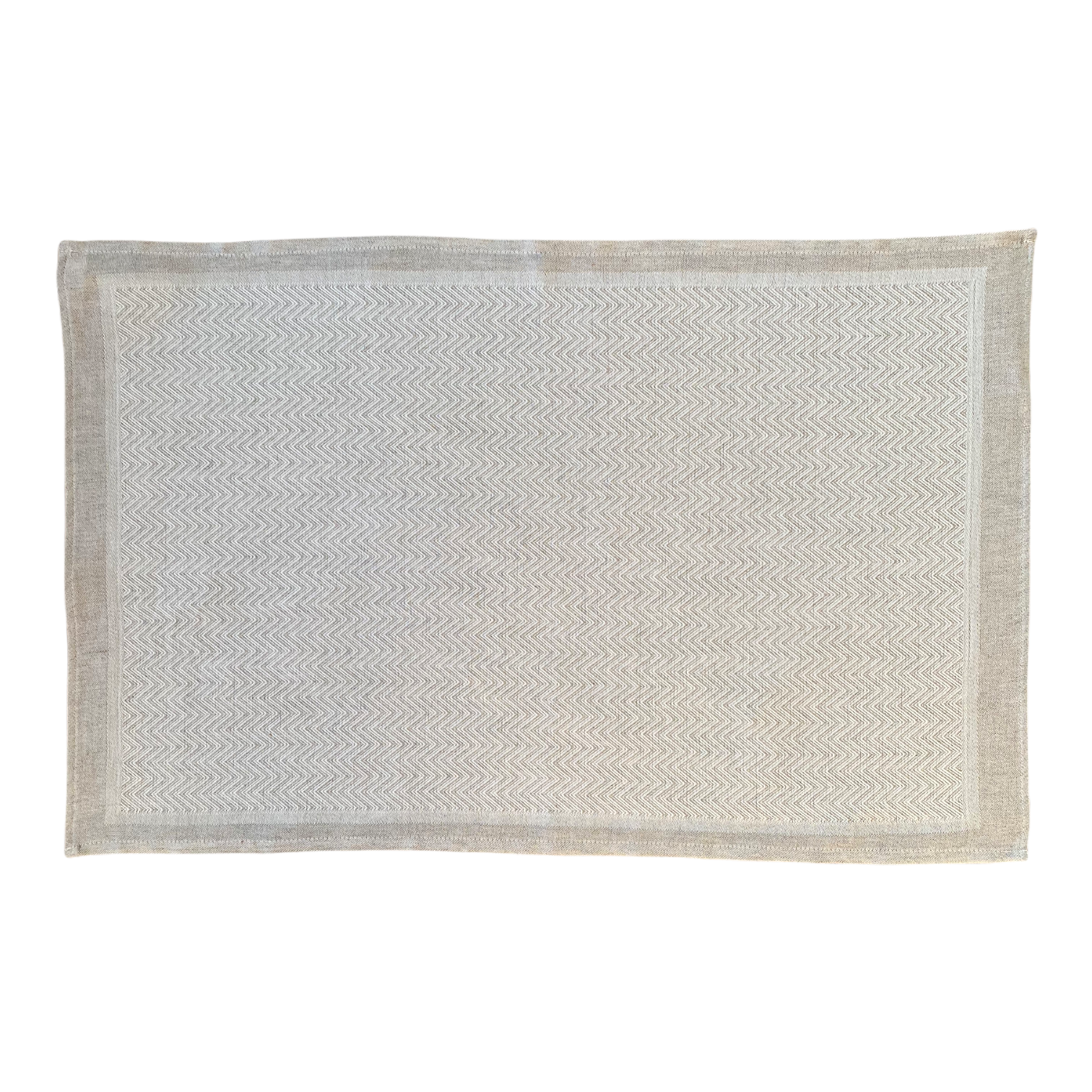 Kitchen Towel Half-Linen Herringbone